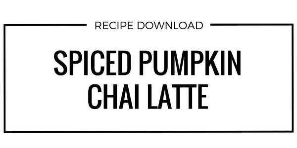 SPICED PUMPKIN CHAI LATTE