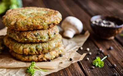 The Veggie BBQ: Mushroom & Bean Burgers