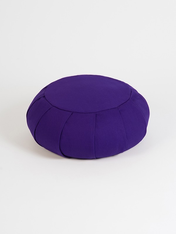 YogaStudio_aYogaStudioaYoga Studio European Organic Buckwheat Zafu Round Cushion | Purple