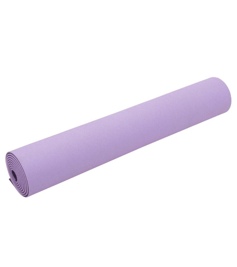 Jade Yoga Harmony 71 Inch Yoga Mat | Lavender / Purple - Rolled
