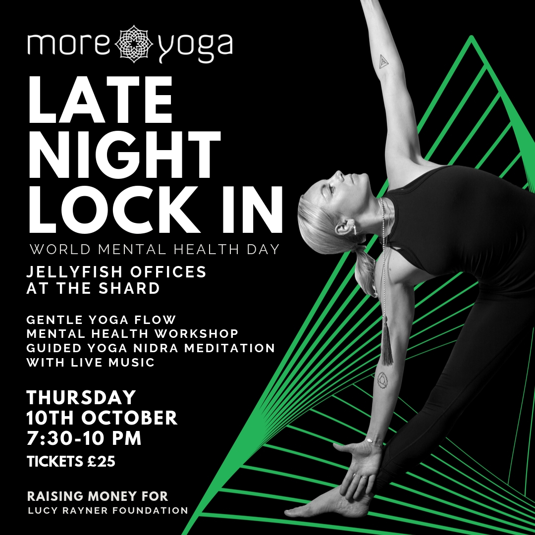 Late Night Lock In at The Shard - MoreYoga