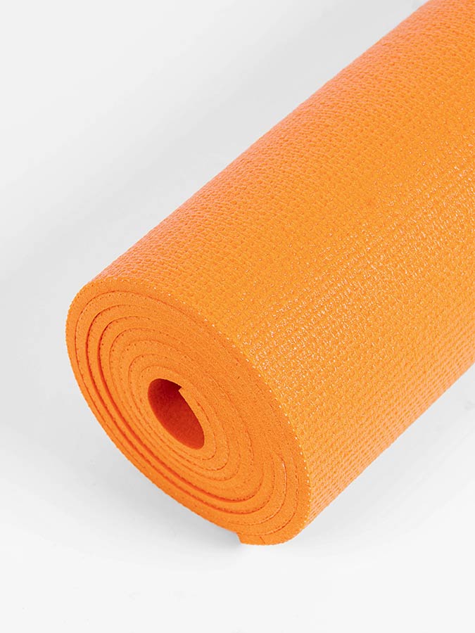 Oeko-Tex Original Sticky Long 4.5mm Yoga Mat - Tangerine Orange (5)
