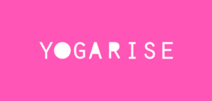 The logo of Yogarise London. 