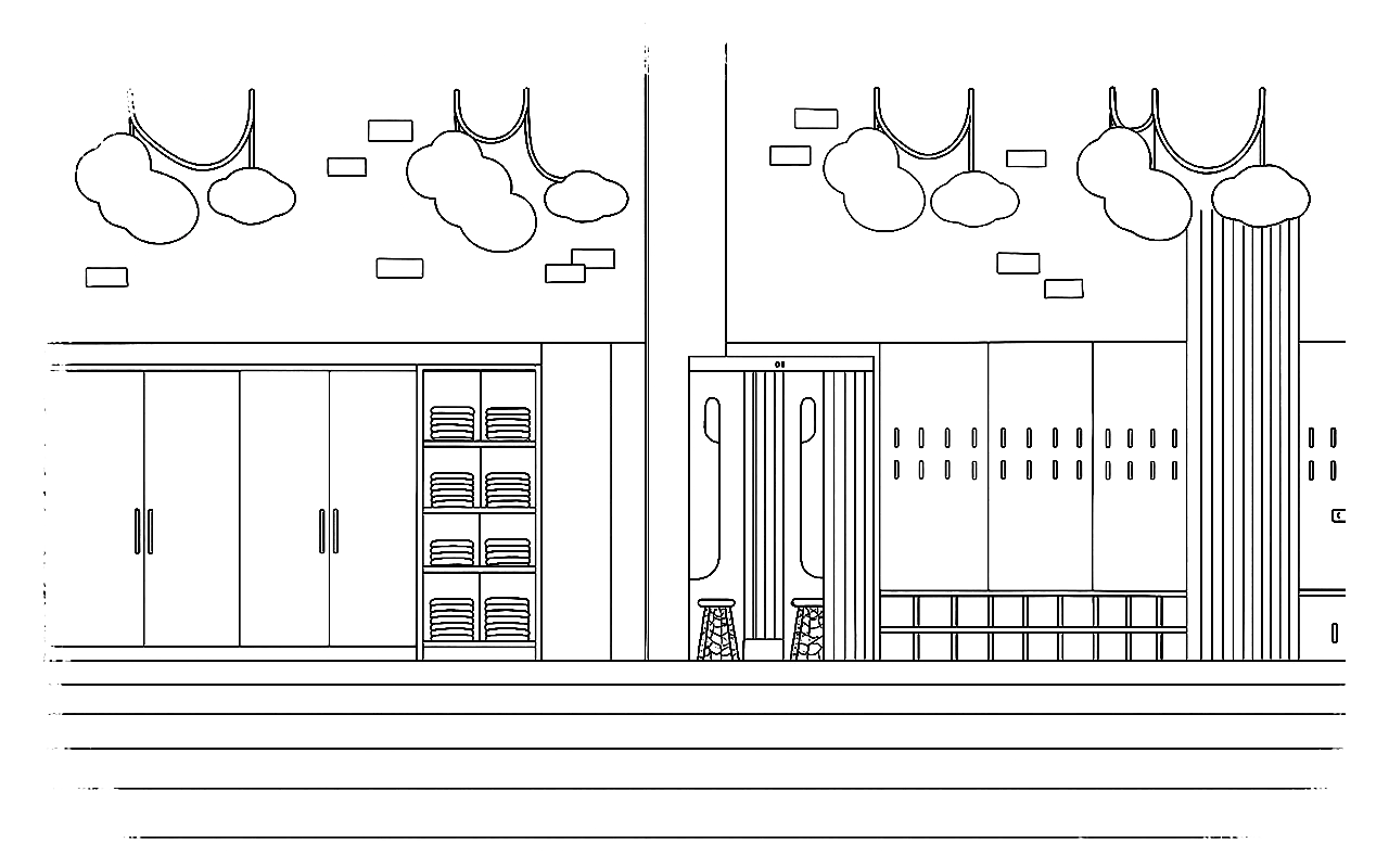 Canning Town studio illustration