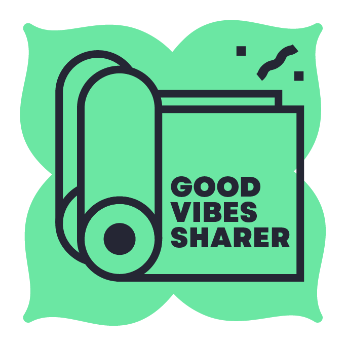 Good vibes sharer